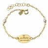Pulsera chapada comunión perla
