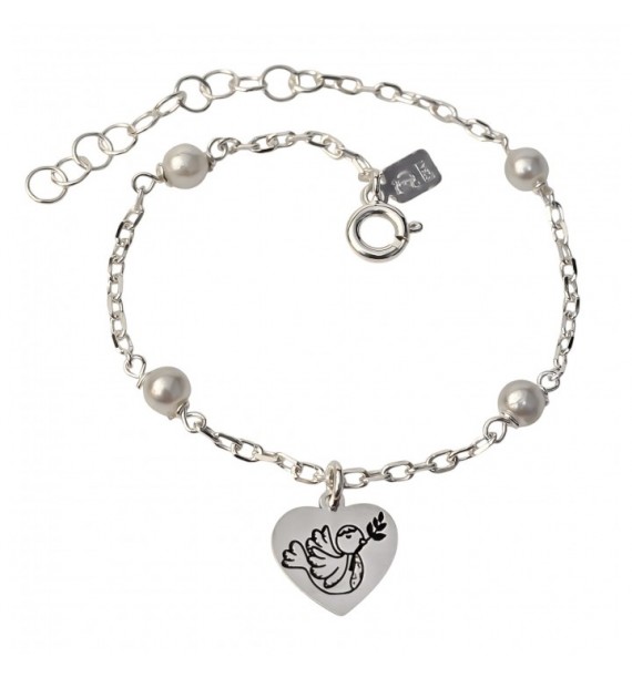 Pulsera comunión corazón