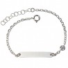 Pulsera comunión chapa
