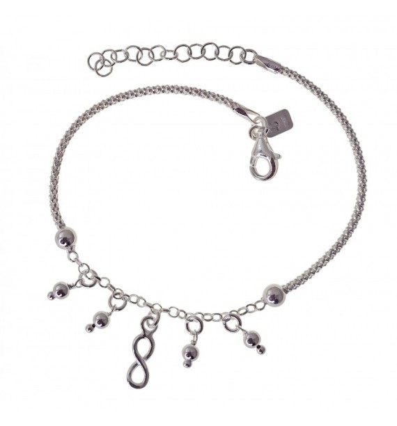 Pulsera infinito bolas