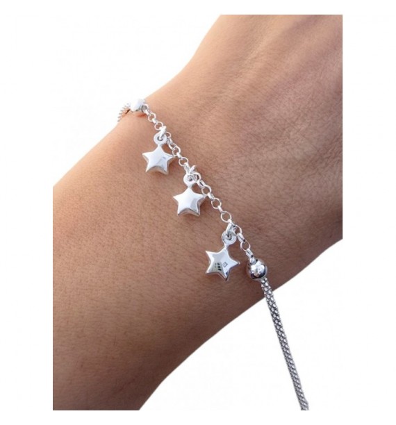 Pulsera cadena coreana estrellas