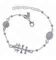 Pulsera combinada Cruz de Caravaca