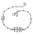 Pulsera combinada Cruz de Caravaca