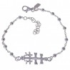 Pulsera combinada Cruz de Caravaca