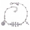 Pulsera cruz de Caravaca , San Benito y cruz