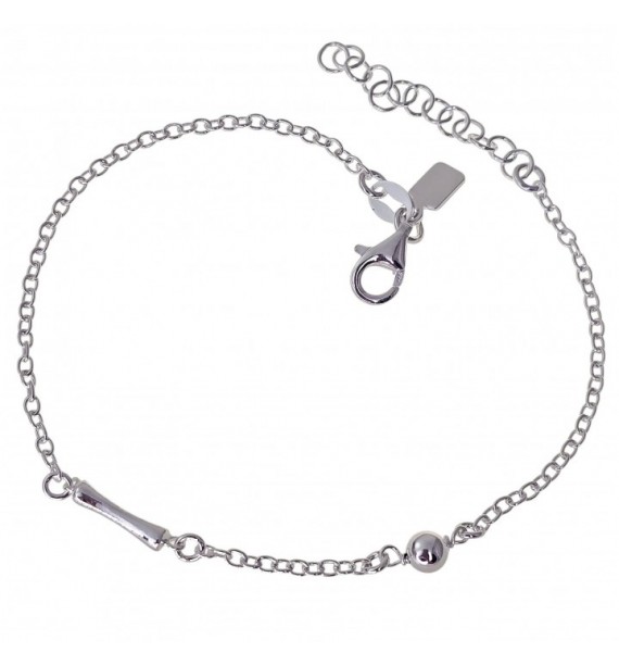 Pulsera rolo bola bambú
