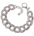 Pulsera asas dobles huecas