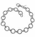 Pulsera asas huecas redondas