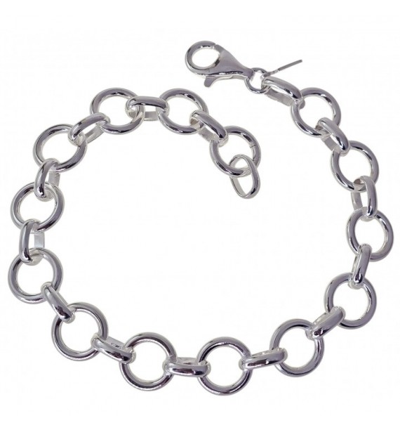 Pulsera asas huecas redondas