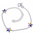 Pulsera infantil estrellas esmalte