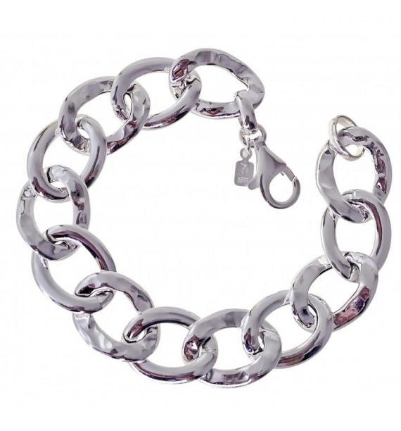 Pulsera hueca barbada