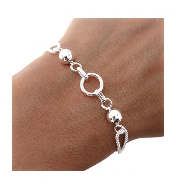 Pulsera coreana karma bolas