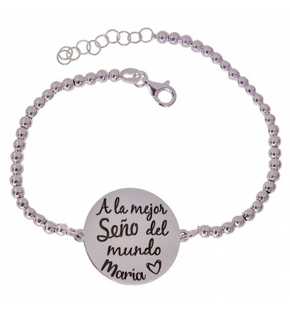 Pulsera personalizada seño