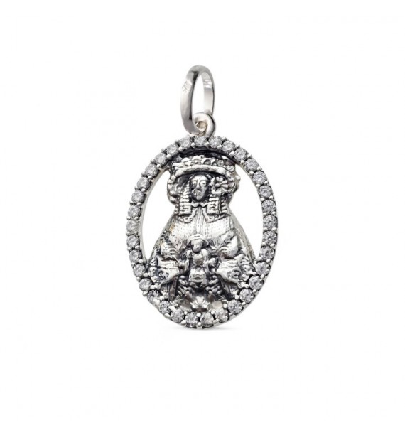 Colgante Virgen del Rocío Pastora