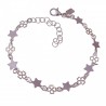 Pulsera tréboles y estrellas