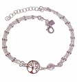 Pulsera árbol de la vida perla