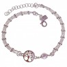 Pulsera árbol de la vida perla