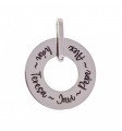 Colgante disco donut personalizado