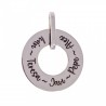 Colgante disco donut personalizado
