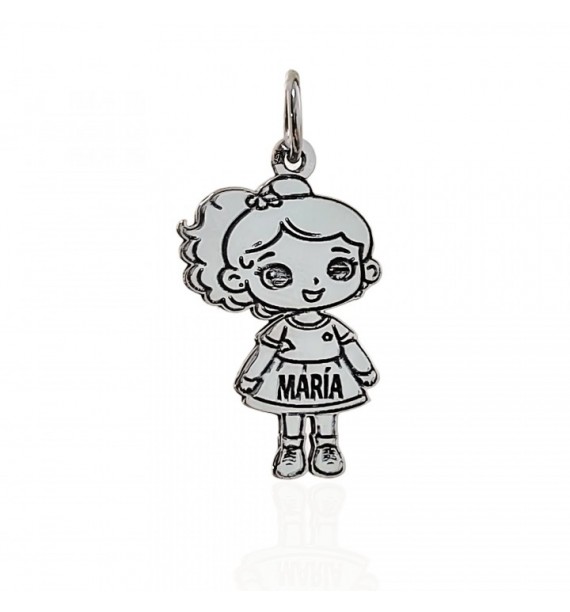Colgante niña personalizado