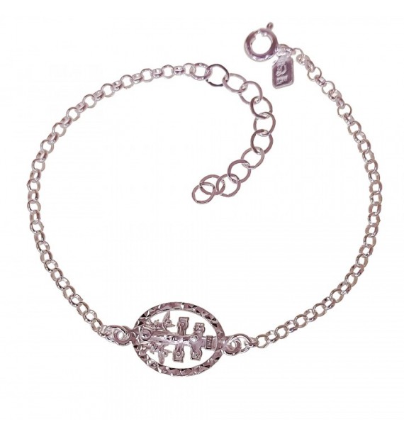 Pulsera cruz de caravaca