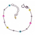 Pulsera infantil bolas color