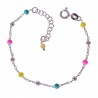 Pulsera infantil bolas color
