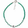 Pulsera piedra color ojo turco