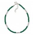 Pulsera piedra color toneles