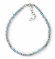 Pulsera piedra color bolas