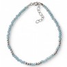 Pulsera piedra color bolas