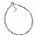 Pulsera piedra color bolas