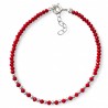 Pulsera piedra color bolas