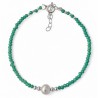 Pulsera piedra color perla