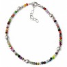 Pulsera piedra color bolas