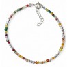 Pulsera piedra color bolas