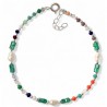 Pulsera piedra color perlas