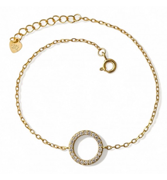 Pulsera chapada karma microengaste
