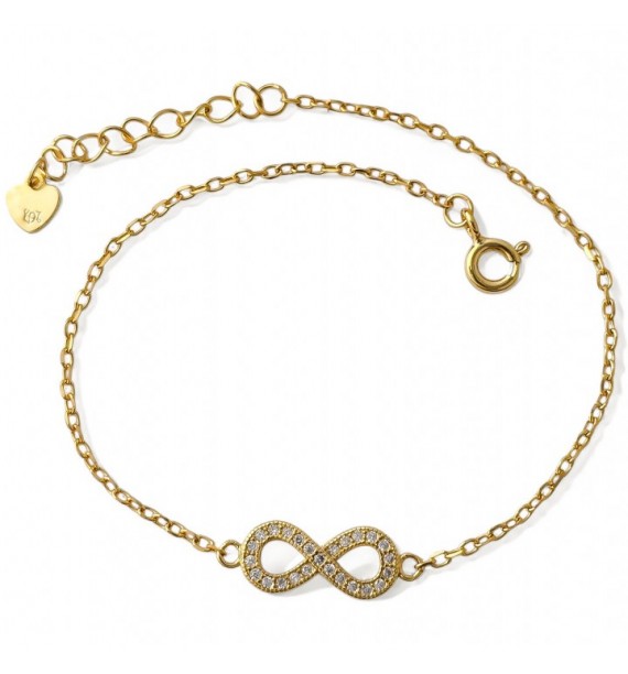 Pulsera chapada infinito microengaste