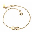 Pulsera chapada infinito microengaste