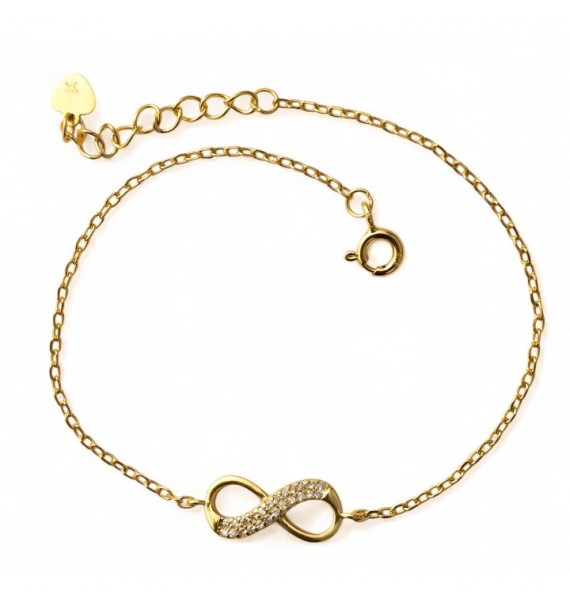 Pulsera chapada infinito microengaste