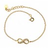 Pulsera chapada infinito microengaste