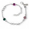 Pulsera circonita color infinitos