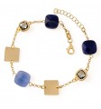 Pulsera chapada piedra circonitas