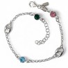 Pulsera calabrote circonita color
