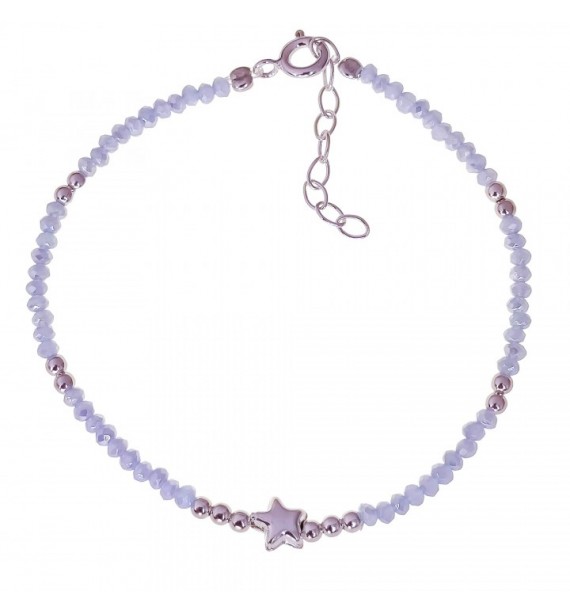 Pulsera piedra color estrella