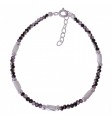 Pulsera piedra color toneles