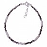 Pulsera piedra color toneles