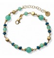 Pulsera chapada piedra natural