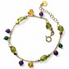 Pulsera chapada piedra natural